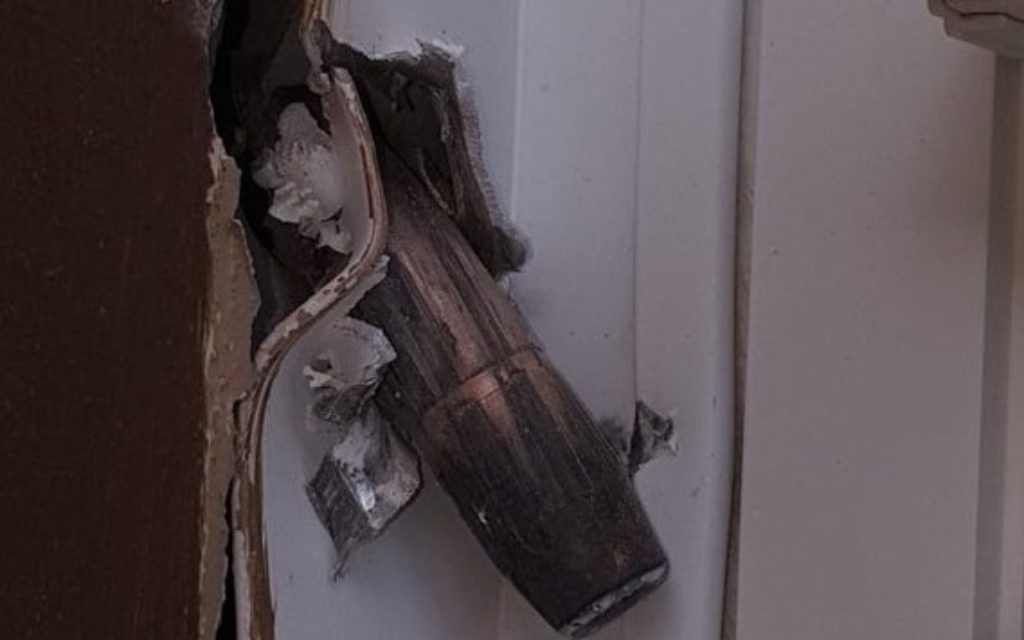 Machine gun bullet hits Sderot house