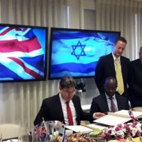 Israeli and British science ministers signed a memorandum of understanding in 2018 to strengthen Israel-UK cooperation in research and innovation.
