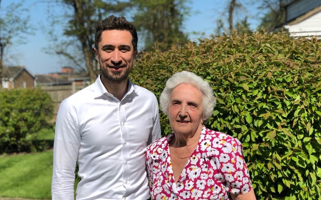 Liane Segal with Damien Egan