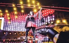 Netta sings her heart out during Eurovision