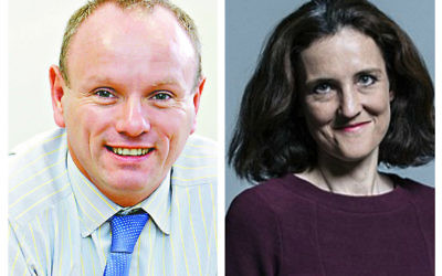 Mike Freer and Theresa Villiers.