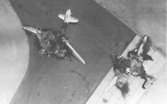 Six Day War. Egyptian planes destroyed on the ground planes attacking Egyptian air bases..