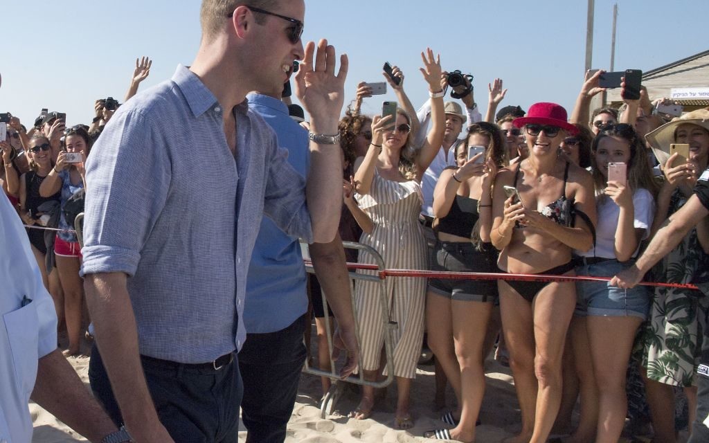 The Duke of Cambridge visits the beach in Tel Aviv, I

Photo credit: Arthur Edwards/The Sun/PA Wire