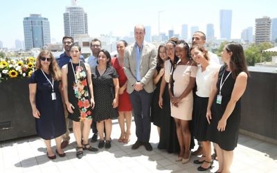 The Duke of Cambridge during a tech and young people event at the Beit HaÕir Museum in Tel Aviv, Israel as part of his tour of the Middle East. P

Photo credit: Chris Jackson/PA Wire