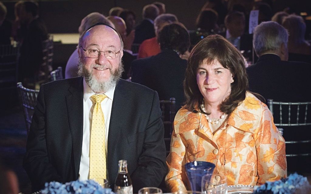 Chief Rabbi Ephraim Mirvis and his wife Valerie 

Credit: Blake Ezra Photography