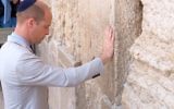 Prince William, The Duke of Cambridge at the Western Wall