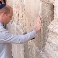 Prince William, The Duke of Cambridge at the Western Wall