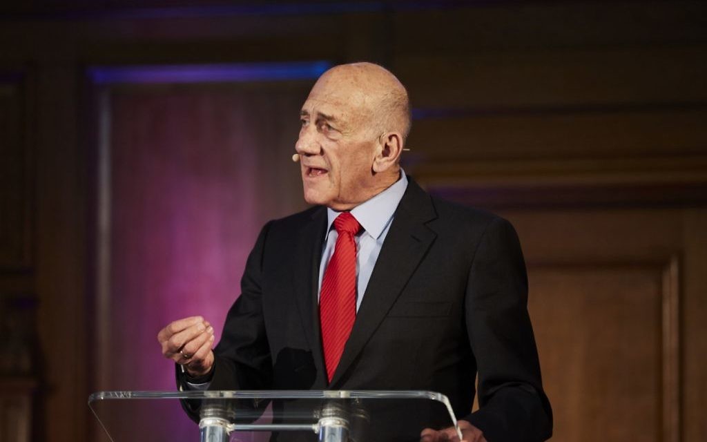 Former Israeli Prime Minister Ehud Olmert.