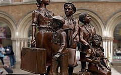 Kindertransport statue at Liverpool Street station