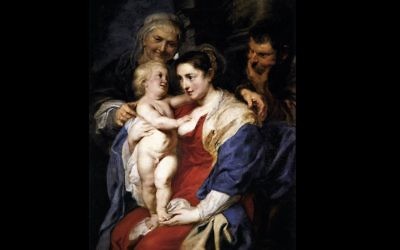 One of the pictures,  a part of the “Holy Family” series by  Peter Paul Rubens, is still missing
