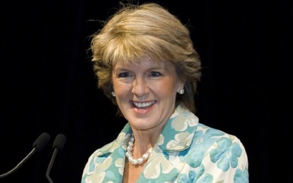 Australian Foreign Minister Julie Bishop