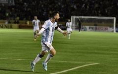 Argentina's Leo Messi in action Argentina's Leo Messi in action
