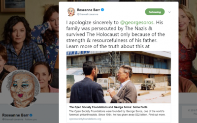 Roseanne Barr's tweet apologising