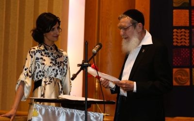 Rabbi Dr Sperber alongside Rabba Brawer at her semicha


Credit: Shulamit Seidler-Feller
