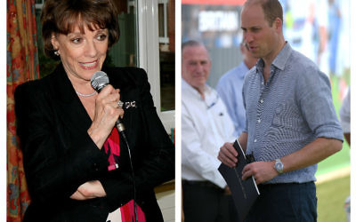 Prince William in Israel and Dame Esther Rantzen