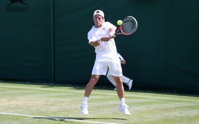 Diego Schwartzman crashed out at Wimbledon on Thursday afternoon