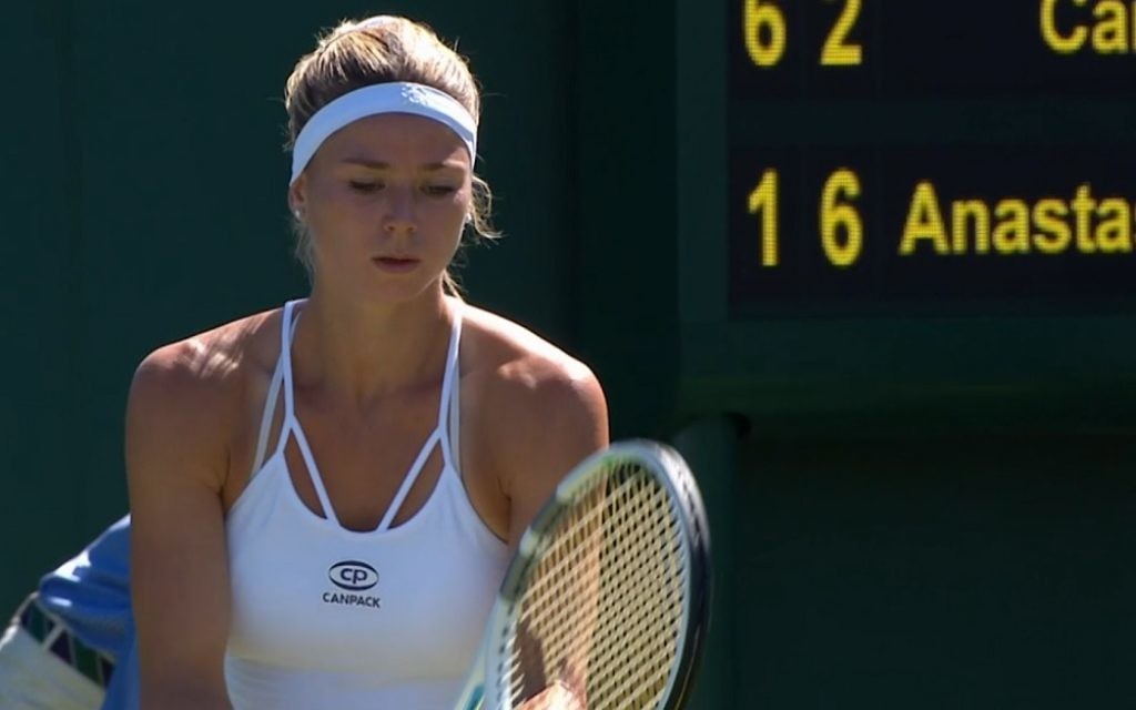 Camila Giorgi is through to the second round at Wimbledon