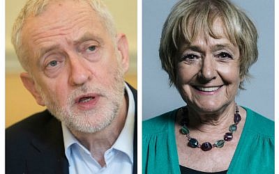 Jeremy Corbyn and Margaret Hodge