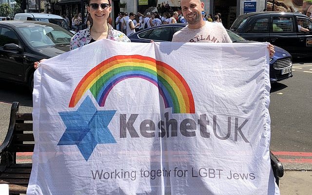 KeshetUK led the delegation of more than 150 people, which also included West London Synagogue, Gay Jews In London and Parents of Jewish Gays and Lesbians