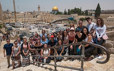 Oxford MBA candidates during the first ever Israel trip for the University's business school