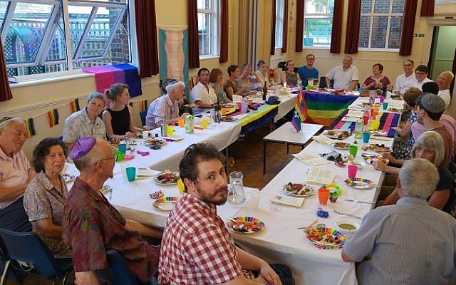 Kingston Liberal Synagogue hosted a special Pride Seder on Friday night