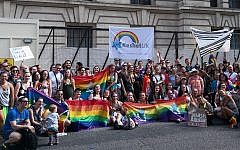 KeshetUK led the delegation of more than 150 people, which also included West London Synagogue, Gay Jews In London and Parents of Jewish Gays and Lesbians