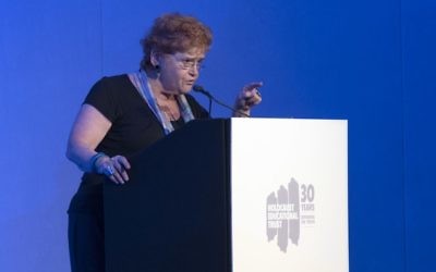 Prof Deborah Lipstadt speaking at HET's Annual Conference 2018