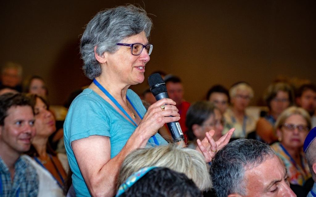 Rabbi Margaret Jacobi asks a question