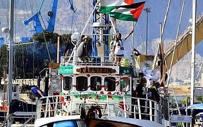 Example of a Gaza aid convoy ship. The Return ship. Credit: Freedom Flotilla on Twitter.