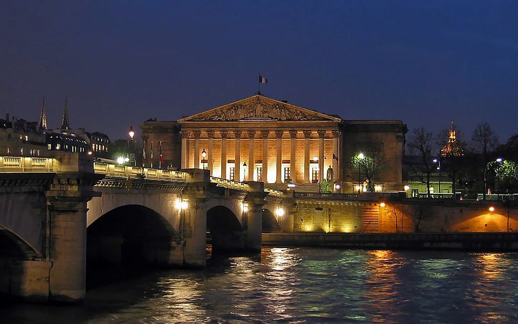 The Palais Bourbon in Paris, where the National Assembly meets