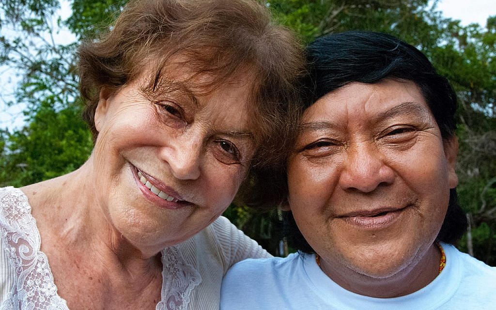 Claudia Andujar, photographer and activist, with Davi Kopenawa, a shaman and key spokesperson for the Yanomami, 2010.
© Fiona Watson/Survival