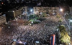 Israelis from the Druze community participate in a rally against Israel's Jewish Nation Bill in Tel Aviv-Yafo. Photo by: Tomer Neuberg-JINIPIX Israelis from the Druze community participate in a rally against Israel's Jewish Nation Bill in Tel Aviv-Yafo. Photo by: Tomer Neuberg-JINIPIX