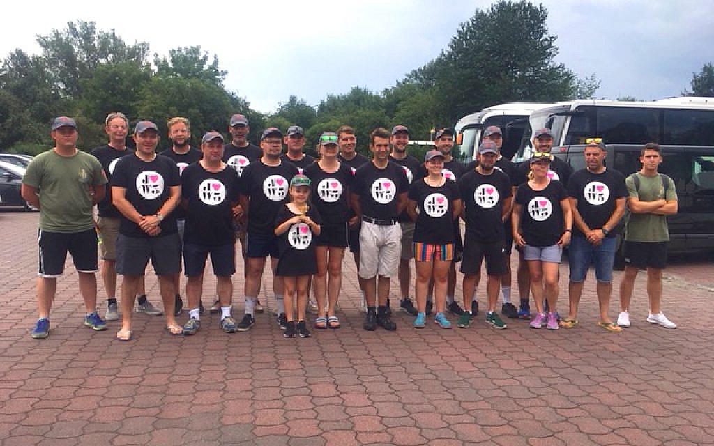 Group shot of the cycling team