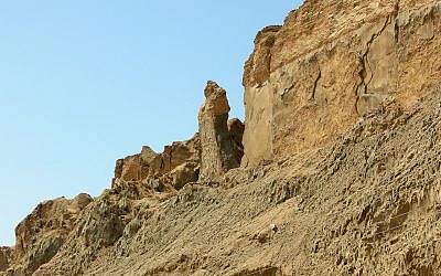Lot's Wife pillar, Mount Sodom, Israel.