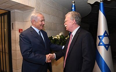 Prime Minister Benjamin Netanyahu met this evening with US National Security Adviser Amb. John Bolton.