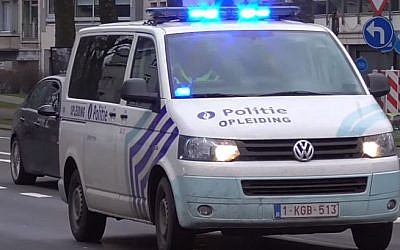 Van of Belgian Local Police