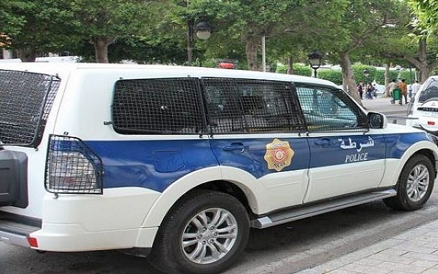 A Tunisian police car