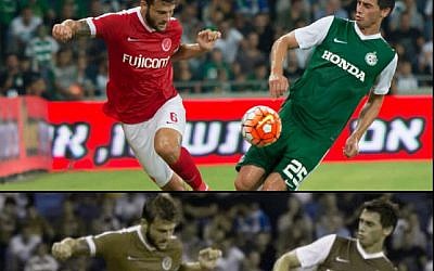 A recent match between Hapoel Beer Sheva and Maccabi Haifa, when they wore their red and green kits, highlighted the problem suffered by colour blind people