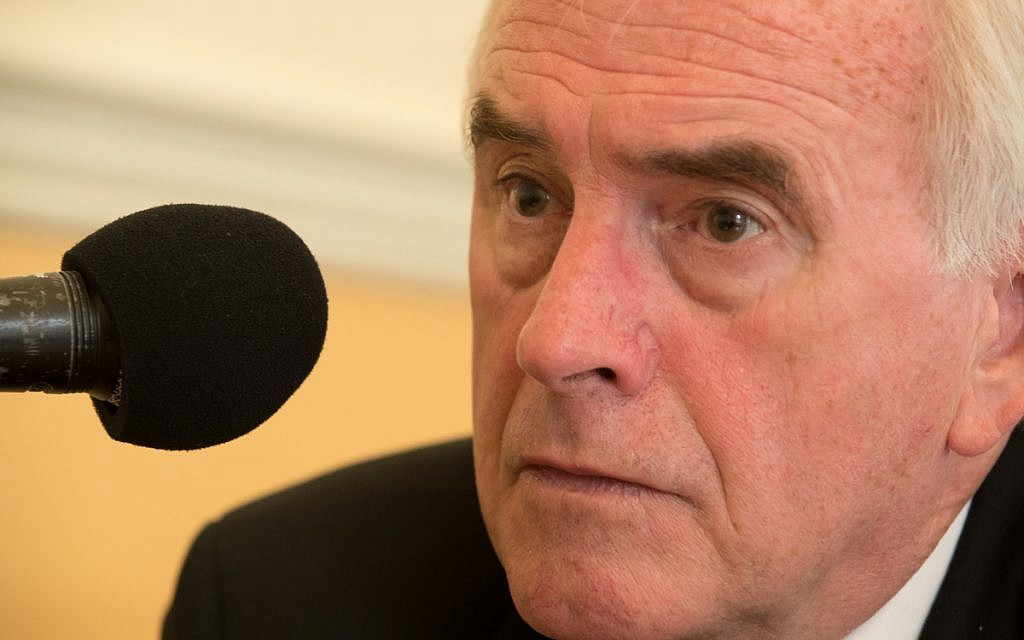 John McDonnell being interviewed by Jewish News. 

Credit: Marc Morris Photography
