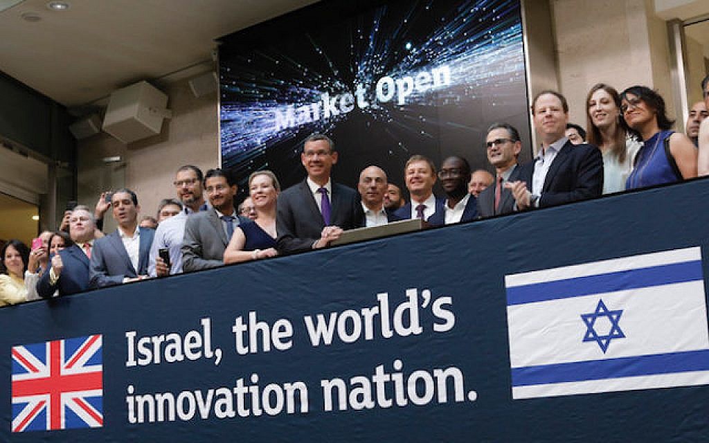 Former Israeli envoy Mark Regev at the opening of the London Stock Exchange in July 2018