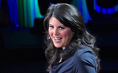 Lewinsky during her TED Talk, March 2015