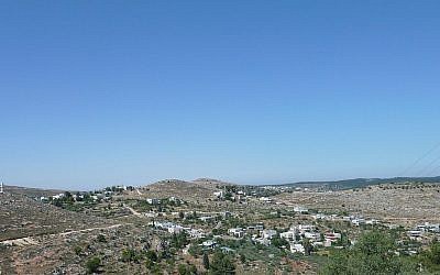 Part of the village of Al-Walaja, West Bank.