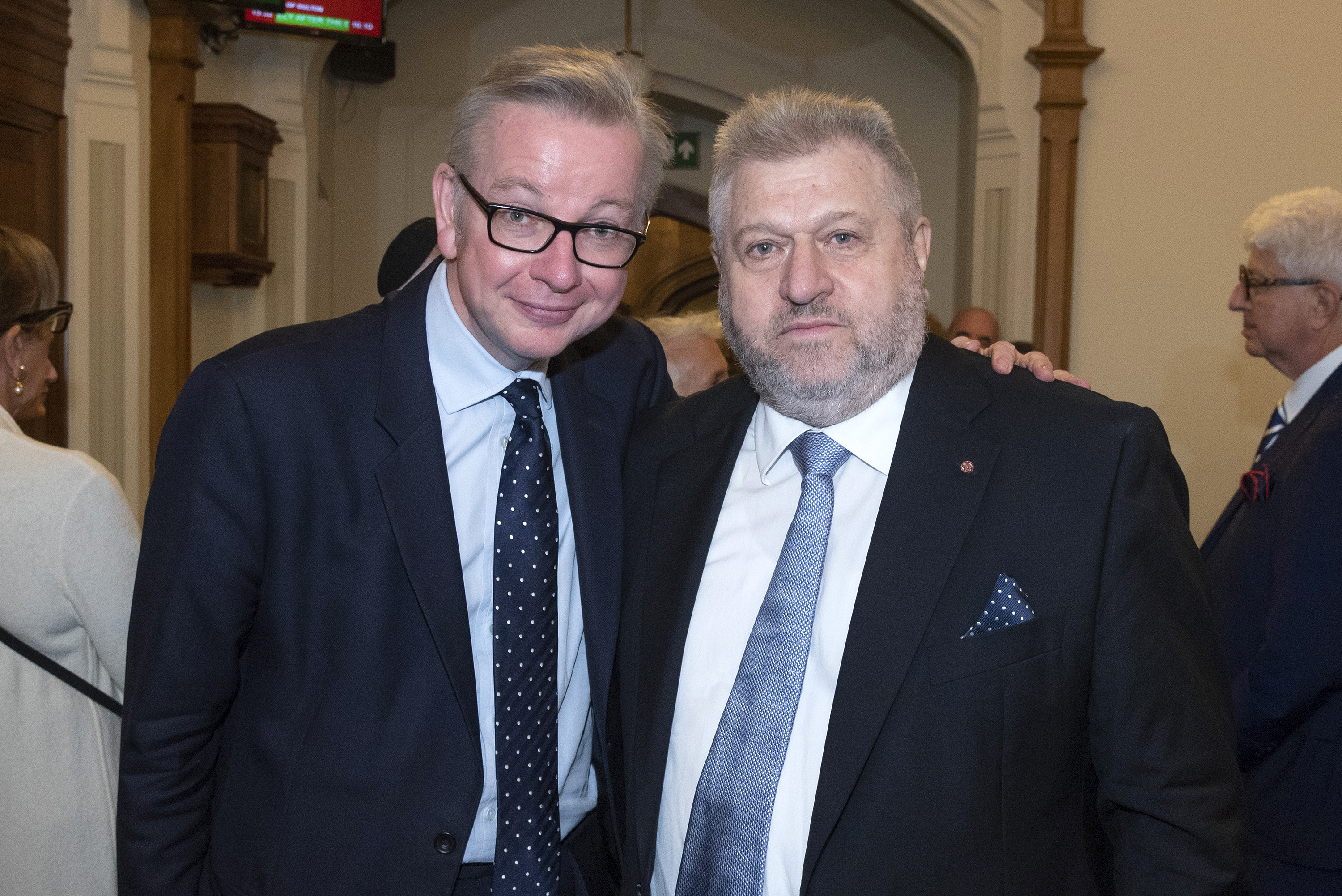 Rabbi Barry Marcus with Michael Gove MP

credit: Graham Chweidan