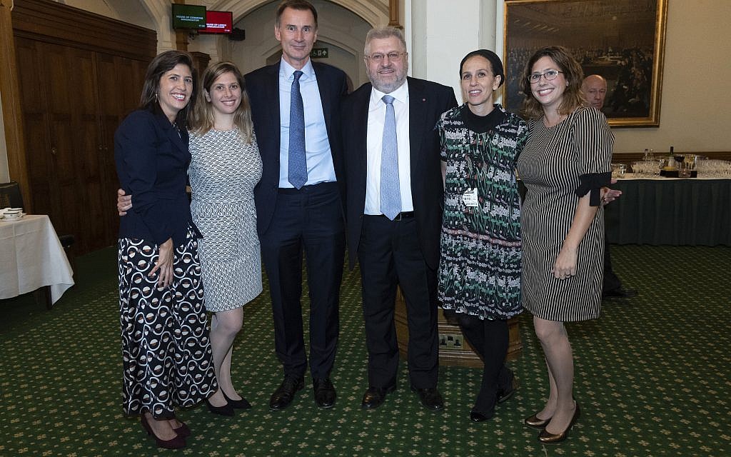 Attendees of the parliamentary event marking Rabbi Barry Marcus's retirement