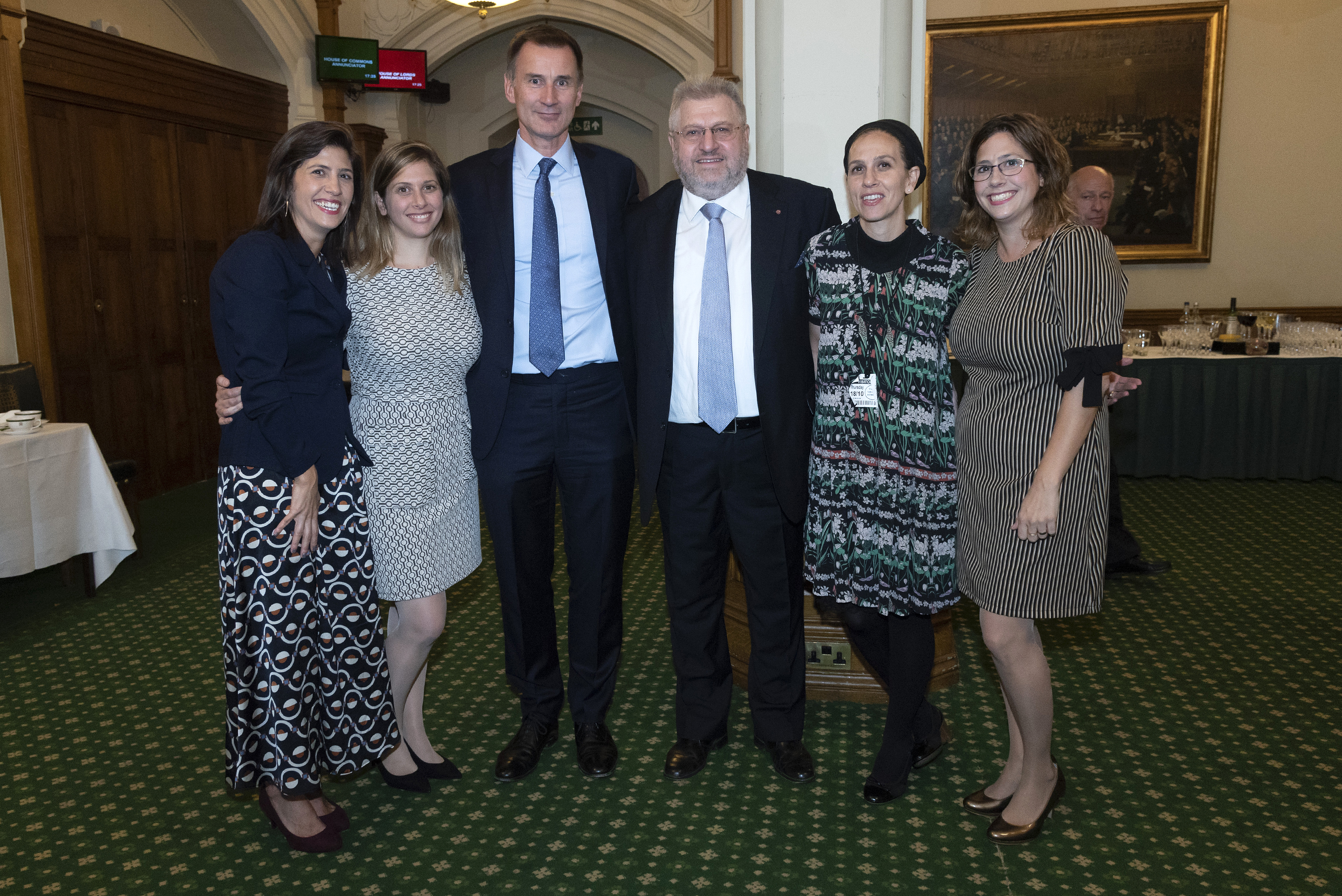 Attendees of the parliamentary event marking Rabbi Barry Marcus's retirement