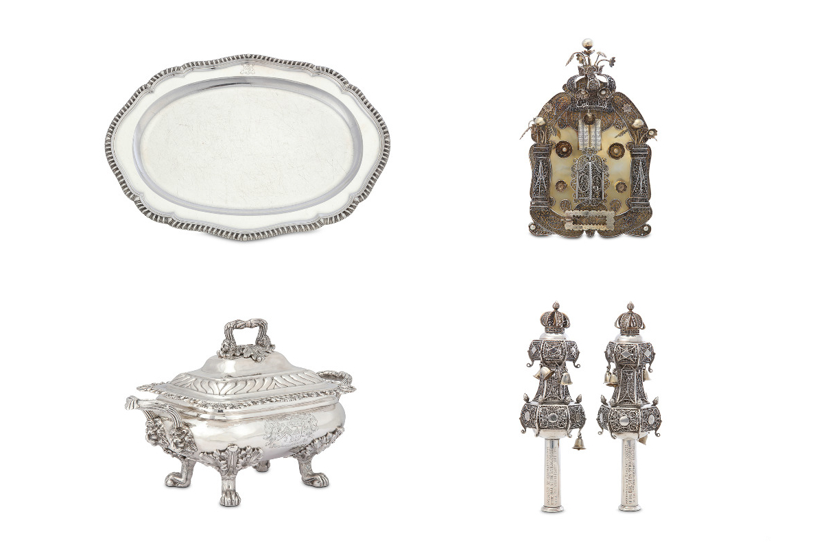 Four items of Judaica up for auction