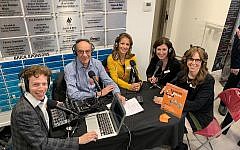Guests on this week's podcast, broadcasting from Work Avenue!
