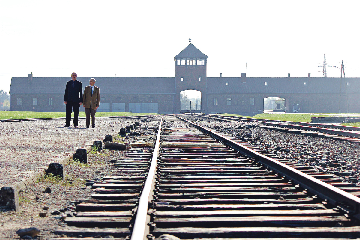 The Auschwitz entrance was among the scenes depicted on Christmas decorations for sale through Amazon The Auschwitz entrance was among the scenes depicted on Christmas decorations for sale through Amazon