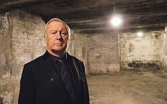 Chris inside the gas chambers in Auschwitz Birkenhau.