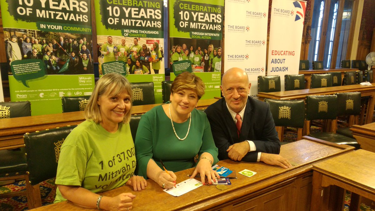 Laura Marks and Edwin Shuker with Emily Thornberry (centre)